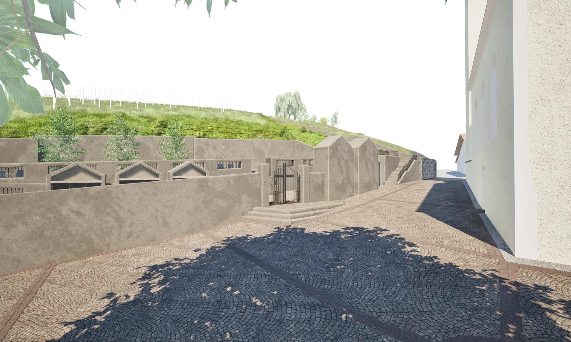 Neuer Friedhof Völser Aicha, Völs am Schlern