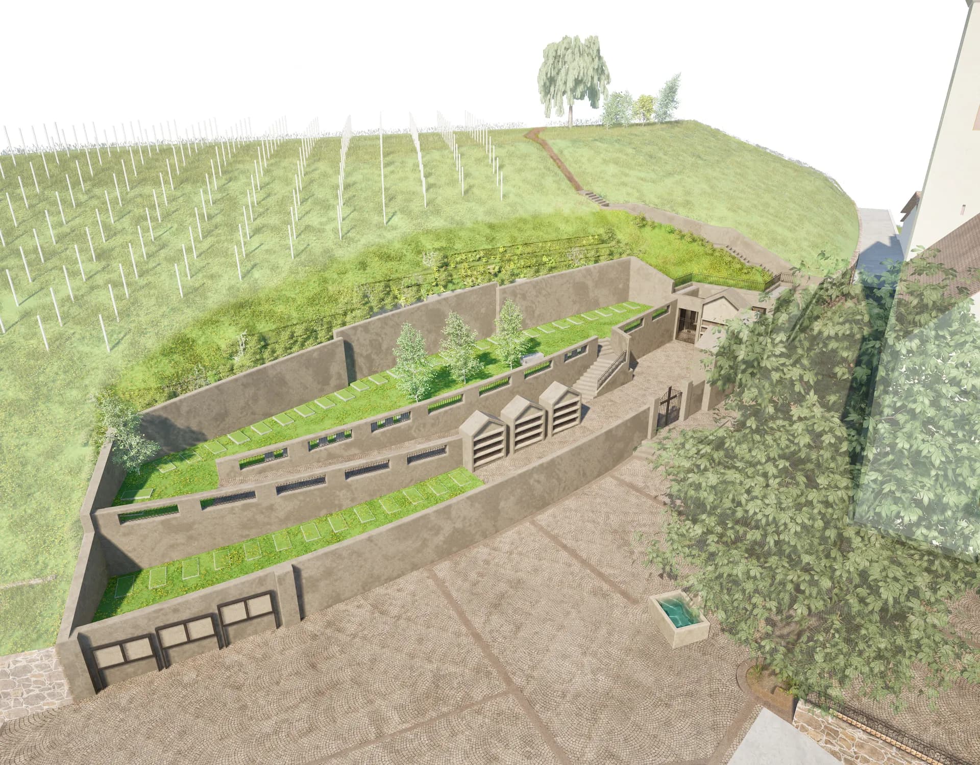 Neuer Friedhof Völser Aicha, Völs am Schlern — 2