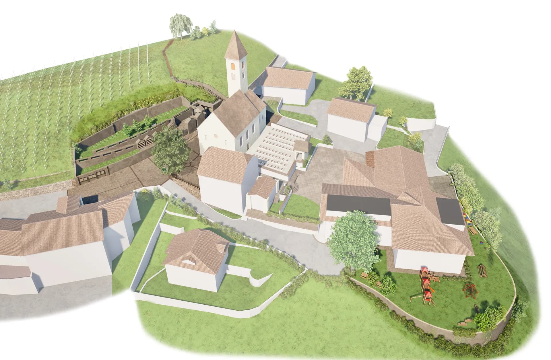 Neuer Friedhof Völser Aicha, Völs am Schlern — 4