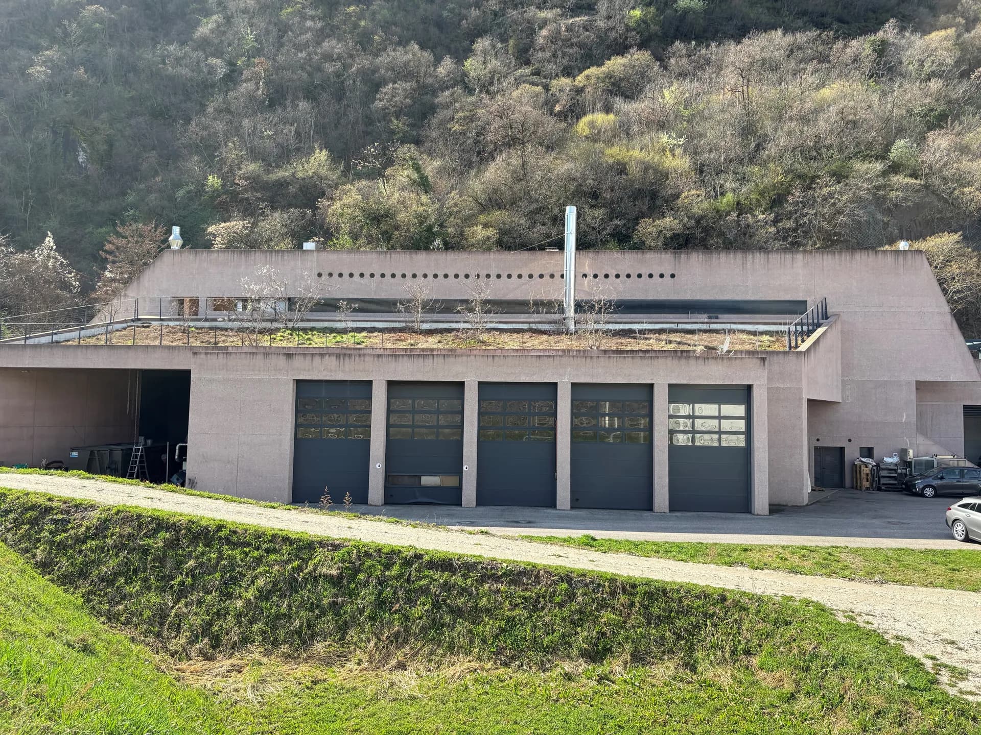 Biomasse-Heizkraftwerk, Laimburg — 2