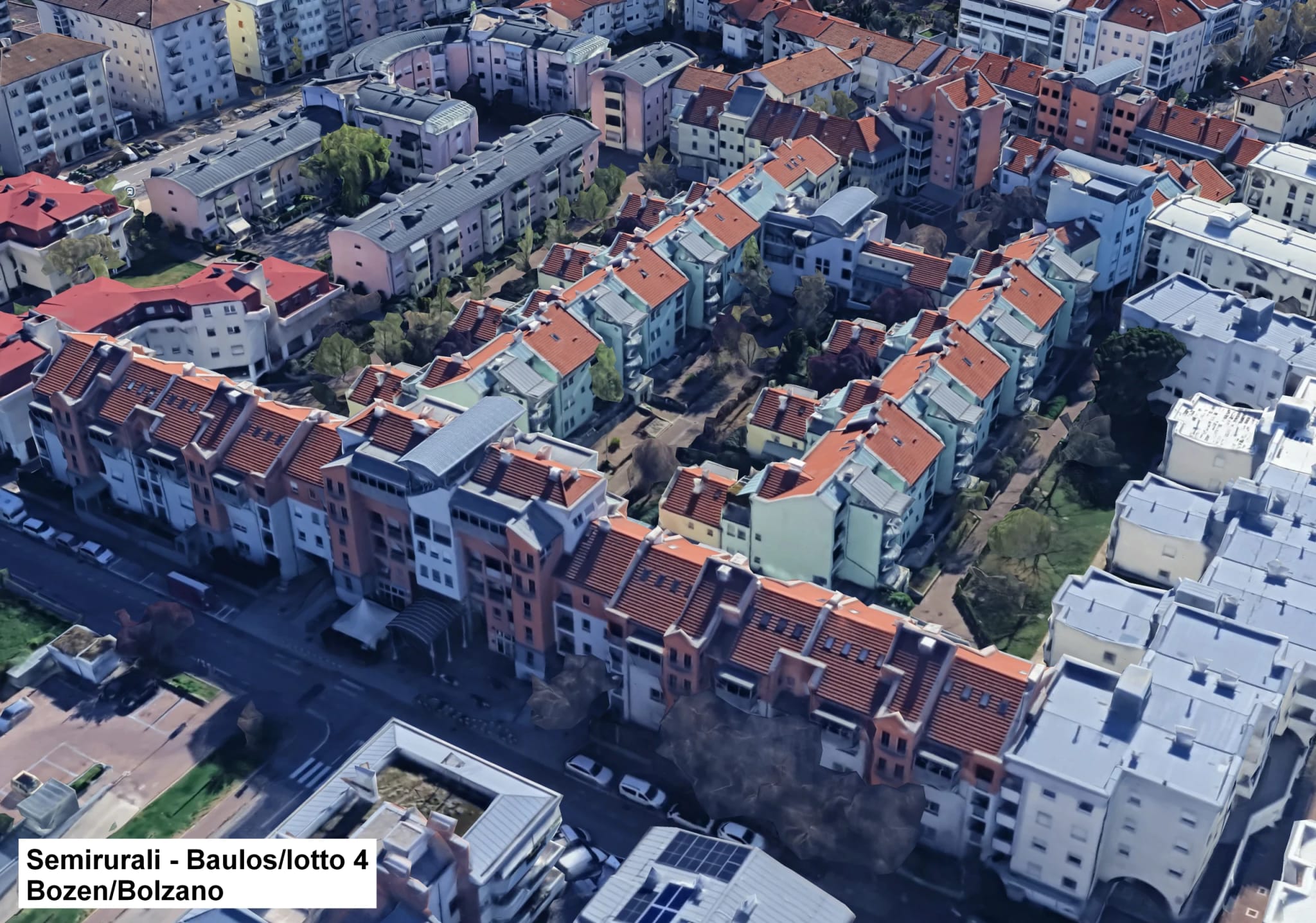 Wohnbebauung Semirurali, Bozen