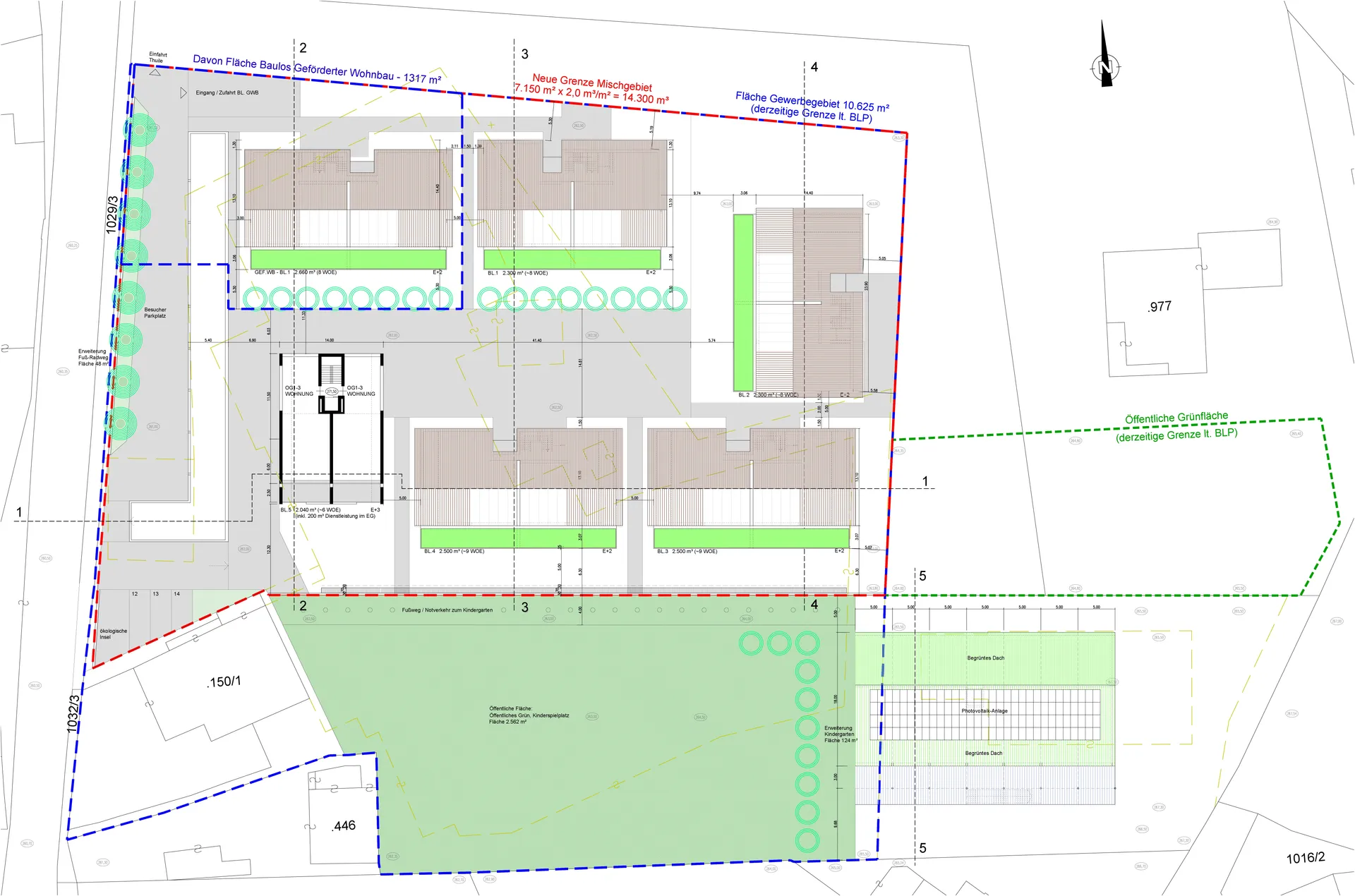 Machbarkeitsstudie Wohnbebauung, öffentlicher Grünraum und Kinderspielplatz, Vilpian-Terlan — 1