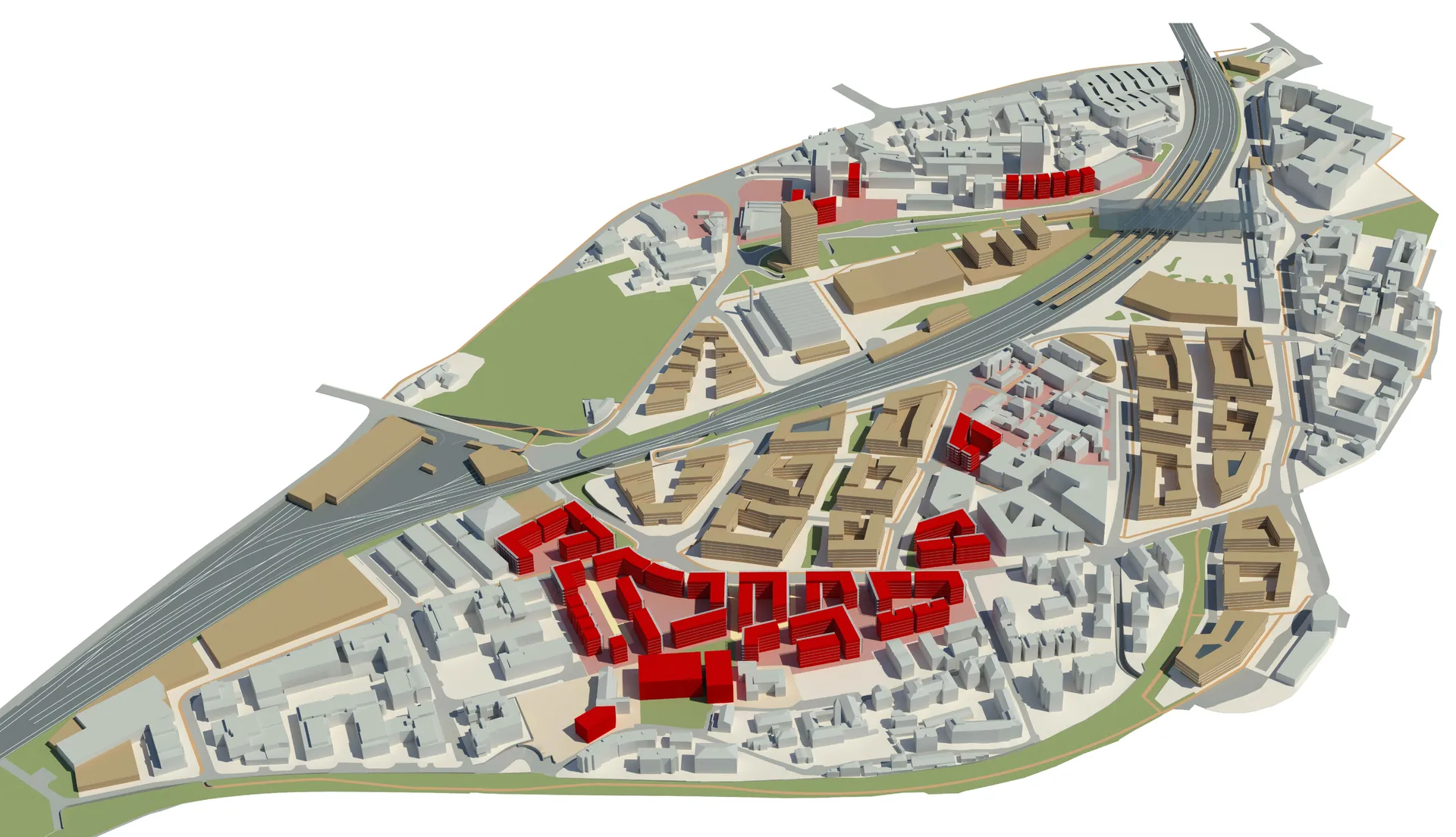 Studie Umkreis Bahnhofsareal, Schlachthofstraße, Bozner Boden, Bozen — 2