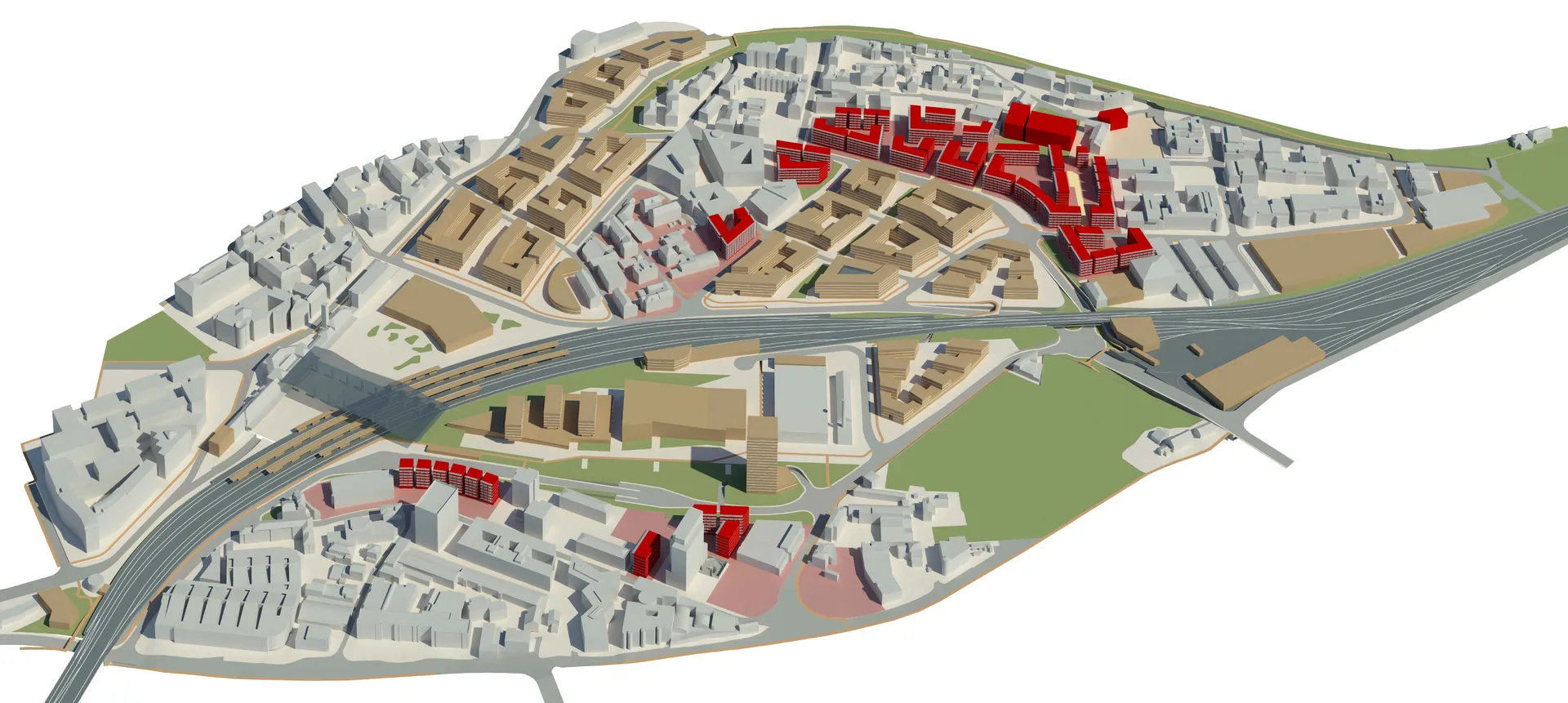 Studie Umkreis Bahnhofsareal, Schlachthofstraße, Bozner Boden, Bozen — 3
